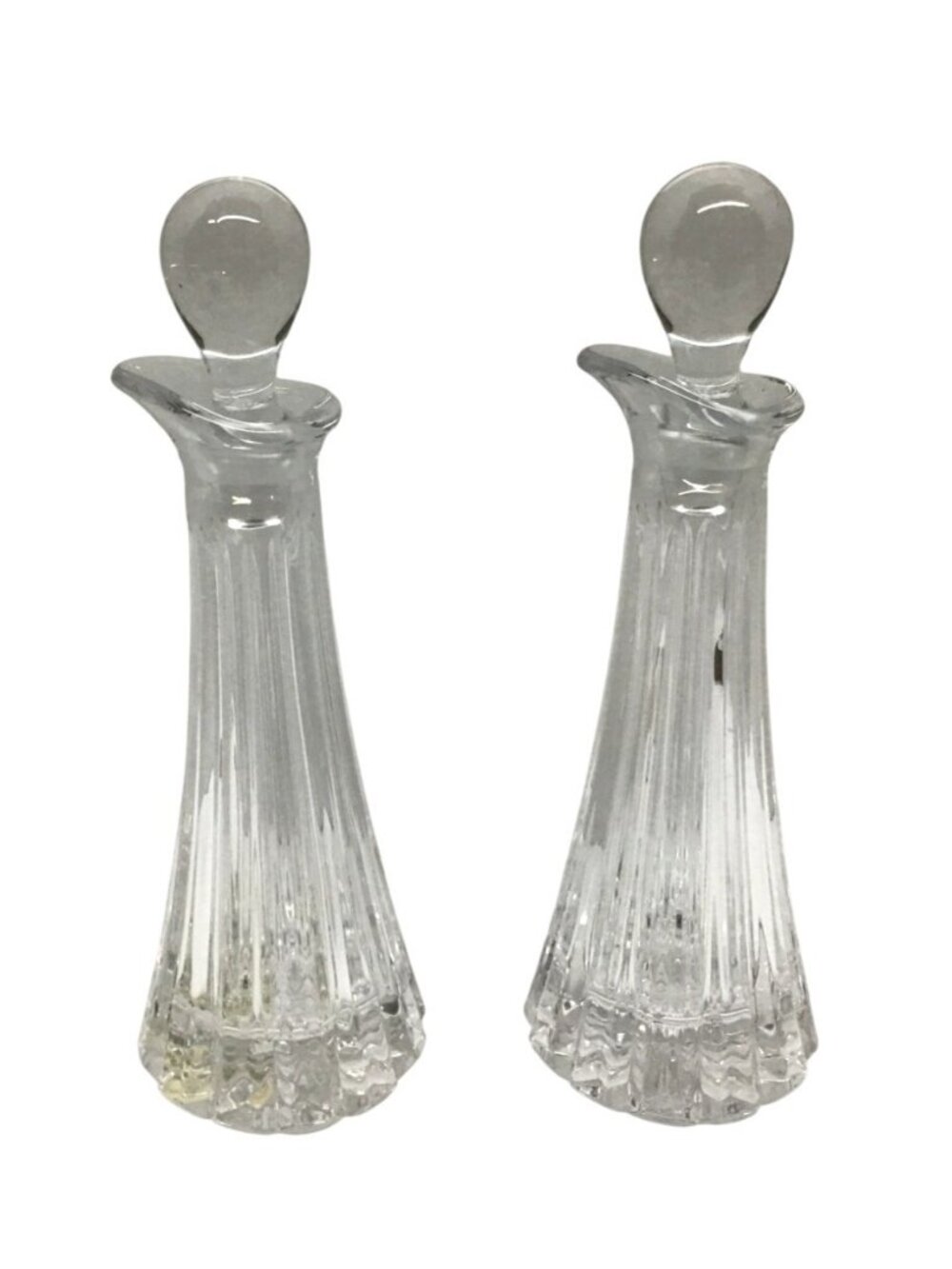 Hamilton Bohemian Crystal Vintage Cruet Set Perfume Bottles